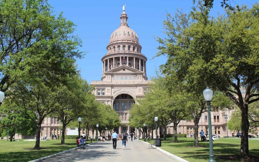 State Capitol of Texas- benefits cliff bill